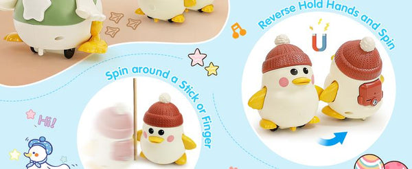 3Pack Duck Family Toy Set Lights Music Motor Activity - 1757564303291 - detail - detail