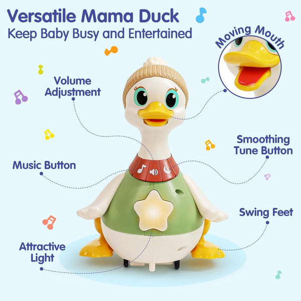 3Pack Duck Family Toy Set Lights Music Motor Activity - 1757564303291 - primary - cover
