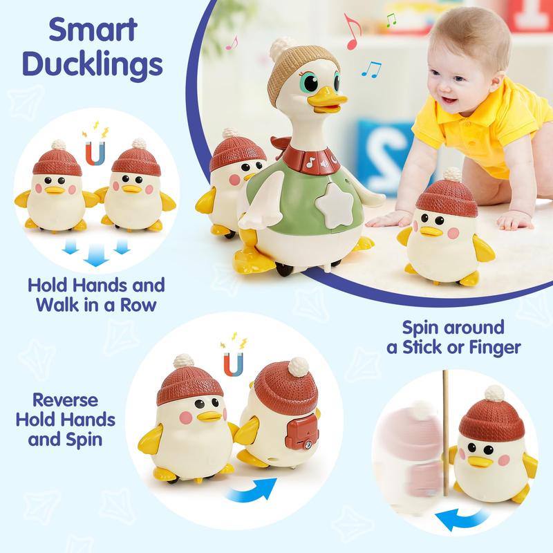 3Pack Duck Family Toy Set Lights Music Motor Activity - 1757564303291 - lifestyle - detail