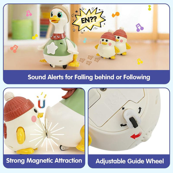 3Pack Duck Family Toy Set Lights Music Motor Activity - 1757564303291 - detail - detail