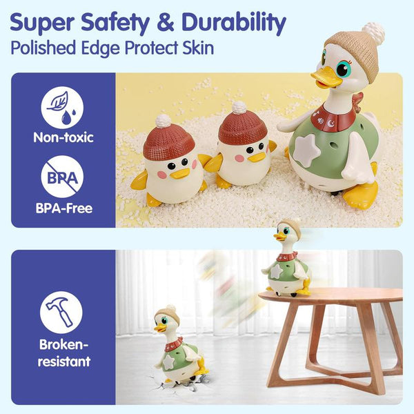 3Pack Duck Family Toy Set Lights Music Motor Activity - 1757564303291 - detail - detail