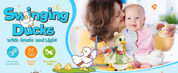 3Pack Duck Family Toy Set Lights Music Motor Activity - 1757564303291 - detail - detail