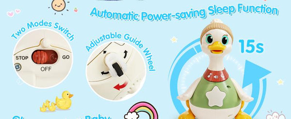 3Pack Duck Family Toy Set Lights Music Motor Activity - 1757564303291 - detail - detail