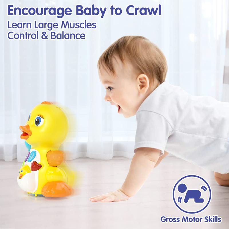 Crawling Duck Toy Music Lights Infant Development image - 1757626310285 - detail - detail