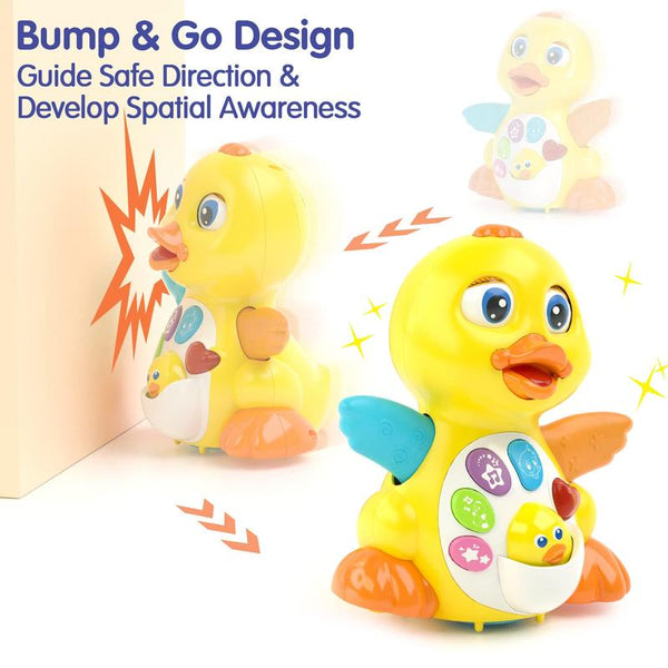 Crawling Duck Toy Music Lights Infant Development image - 1757626310285 - detail - detail