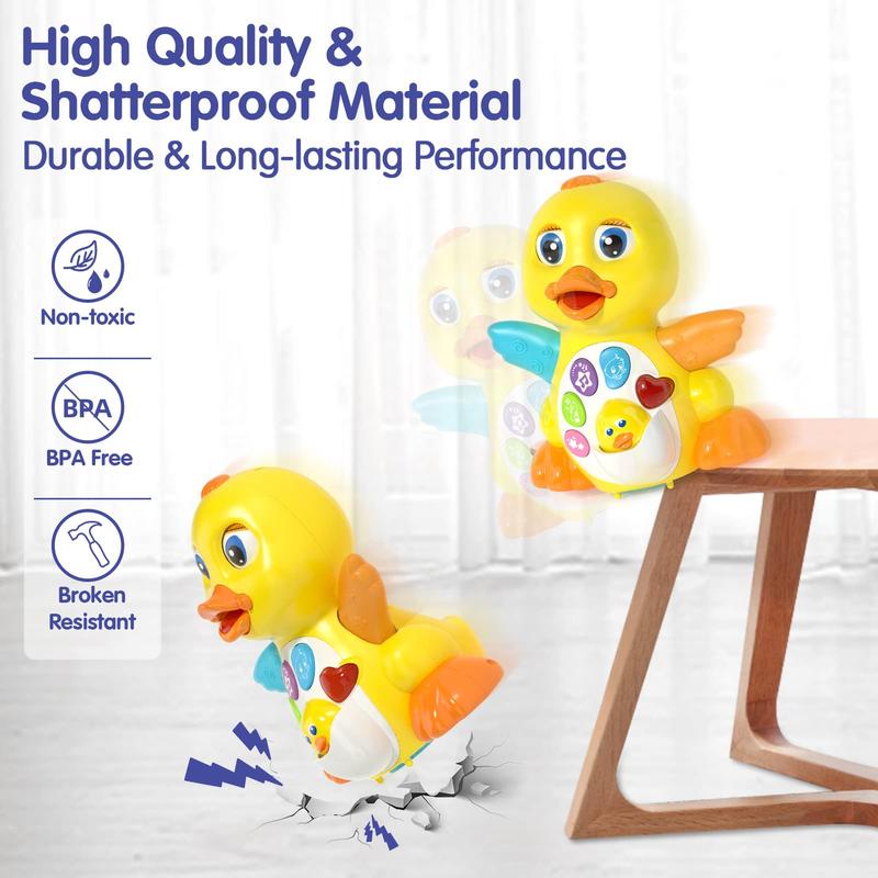 Crawling Duck Toy Music Lights Infant Development image - 1757626310285 - detail - detail