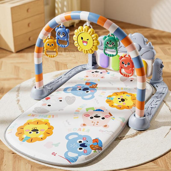 Interactive Piano Play Mat Gym Music Light Learning Mat  - cover - primary