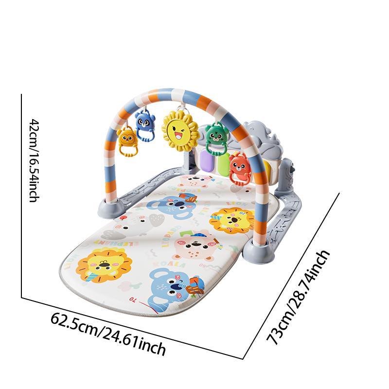 Interactive Piano Play Mat Gym Music Light Learning Mat  - detail - detail