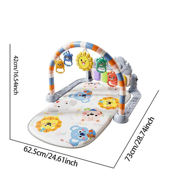 Interactive Piano Play Mat Gym Music Light Learning Mat  - detail - detail