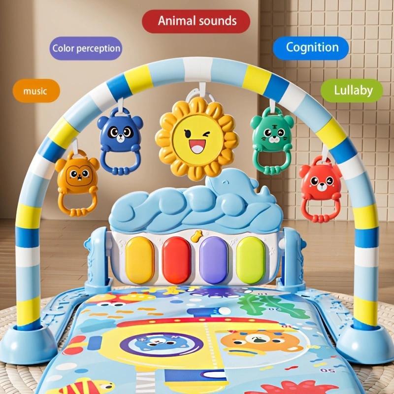 Interactive Piano Play Mat Gym Music Light Learning Mat  - primary - cover