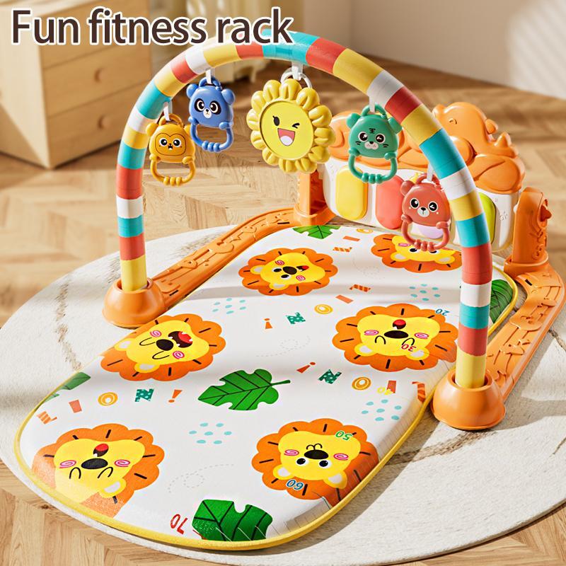 Interactive Piano Play Mat Gym Music Light Learning Mat  - primary - cover
