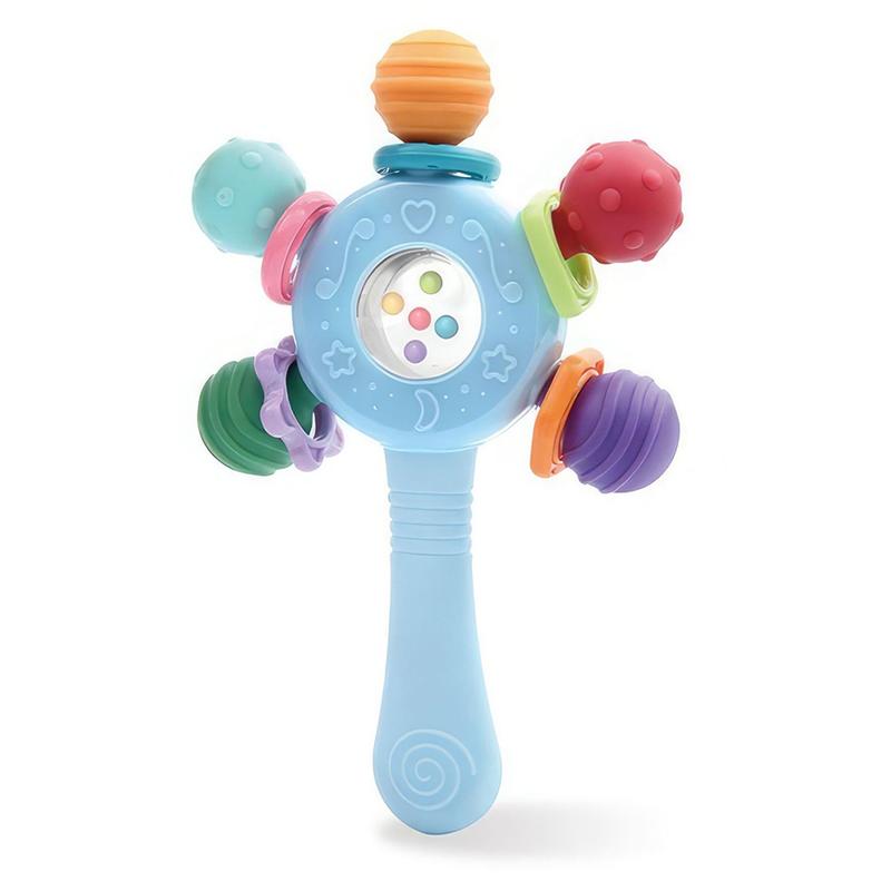 Sensory Teether Rattle Toy Motor Skill Development Birthday Gift - primary - cover