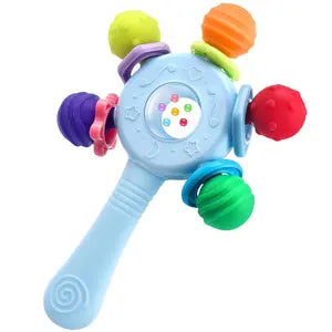 Sensory Teether Rattle Toy Motor Skill Development Birthday Gift - primary - cover