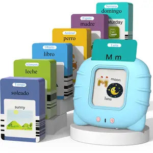 Bilingual Talking Flash Cards English Spanish Vocabulary Learning - primary - cover
