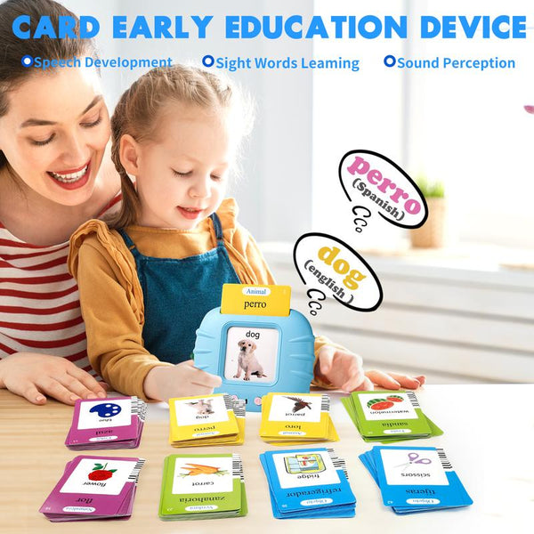 Bilingual Talking Flash Cards English Spanish Vocabulary Learning - detail - detail