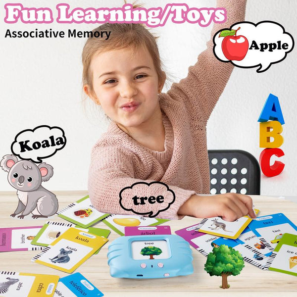 Bilingual Talking Flash Cards English Spanish Vocabulary Learning - lifestyle - front