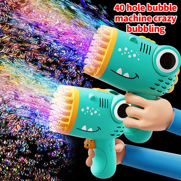 Handheld Rocket Bubble Machine for Kids Portable Electric Bubble Toy - primary - cover