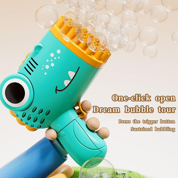 Handheld Rocket Bubble Machine for Kids Portable Electric Bubble Toy - detail - detail