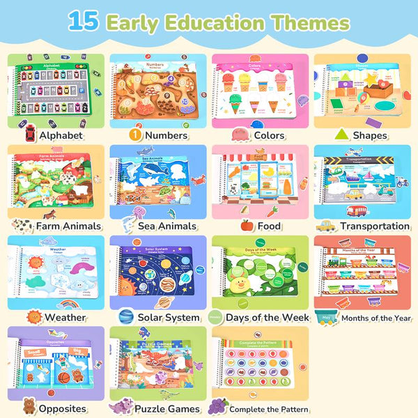 Montessori Busy Board for Kids Zipper Buckle Life Skills Activity Toy - detail - detail