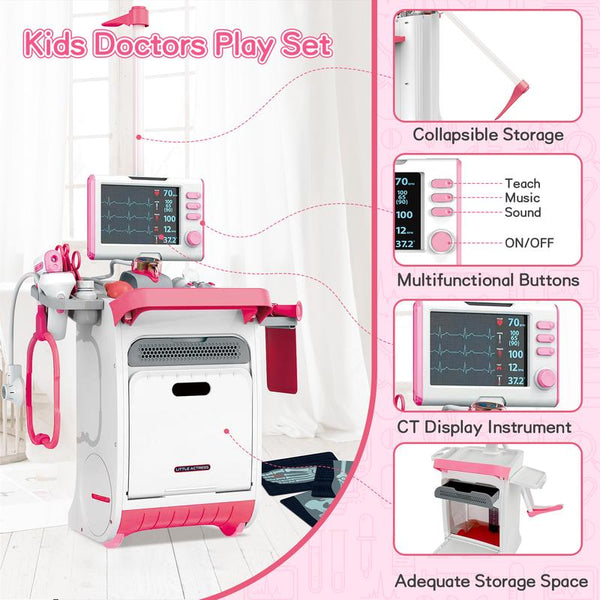 Doctor Pretend Playset 35-Piece Montessori Toy Kit for Imaginative Role Play - detail - detail