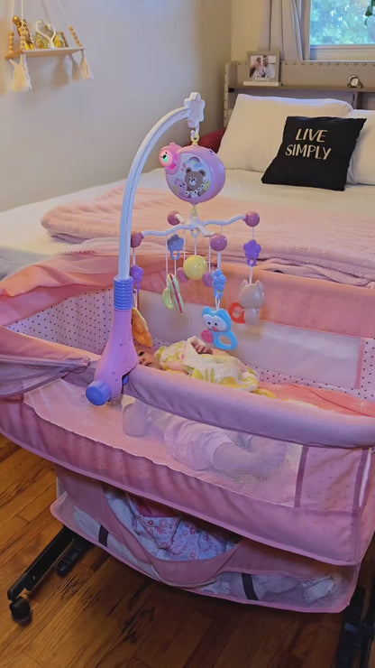 Crib Music & Light Timer Toy – Soothing Sound & Sleep Aid