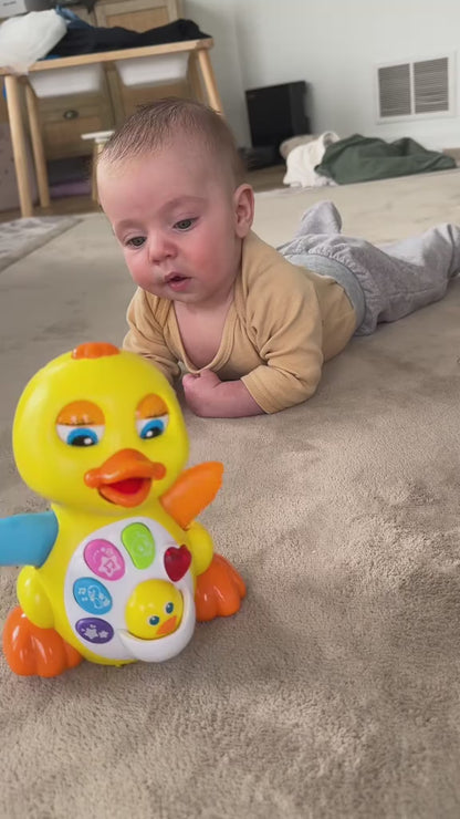 Crawling Duck Toy – Music & Lights Infant Development