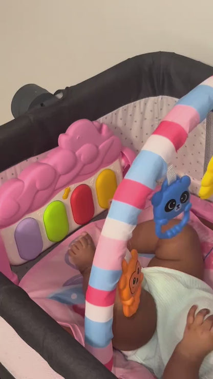 Interactive Piano Play Mat Gym – Music & Light Learning Mat