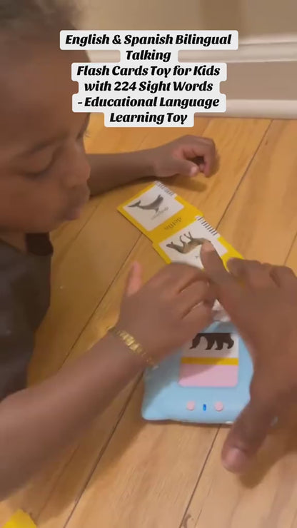 Bilingual Talking Flash Cards – English & Spanish Vocabulary Learning