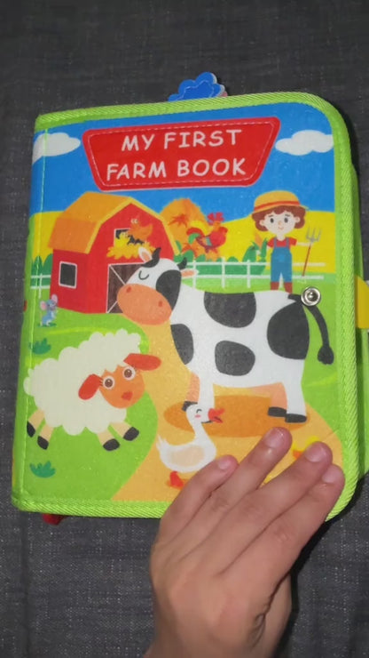 Busy Board 3D Story Cloth Book – Early Education Sensory Toy