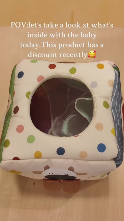 Baby Tissue Box Toy – Montessori Sensory Play