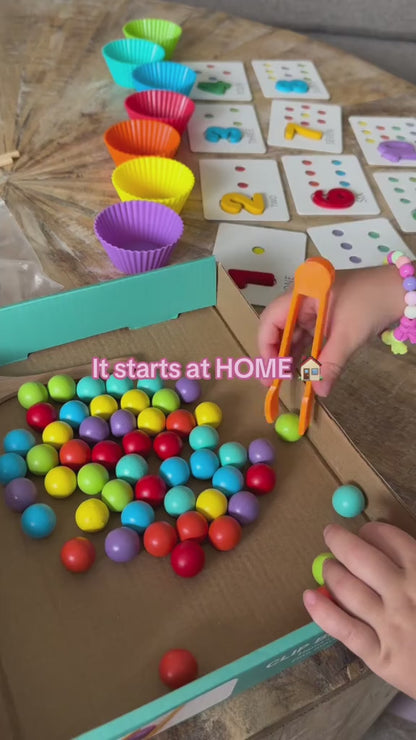 Montessori Arithmetic Toy Set – Colorful Silicone Learning Tools for Early Math