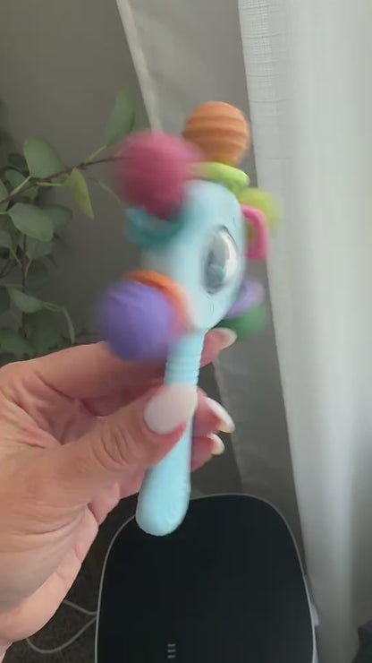 Sensory Teether Rattle Toy – Motor Skill Development & Birthday Gift