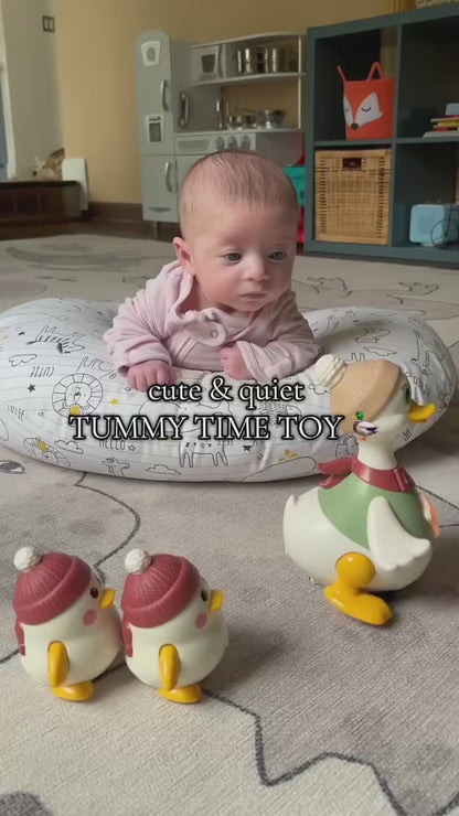 3‑Pack Duck Family Toy Set – Lights, Music & Motor Activity