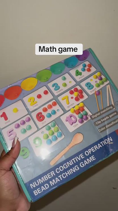 Montessori Arithmetic Toy Set – Colorful Silicone Learning Tools for Early Math