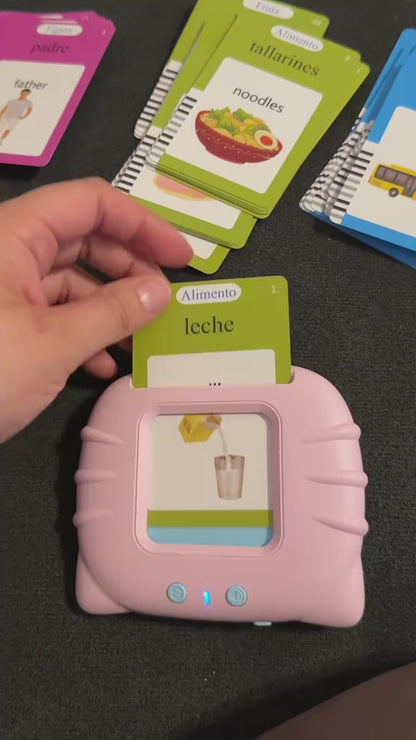 Bilingual Talking Flash Cards – English & Spanish Vocabulary Learning